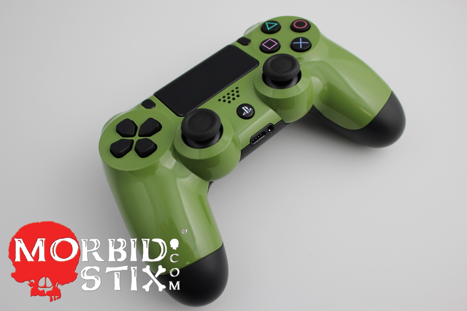 ps4 controller olive green