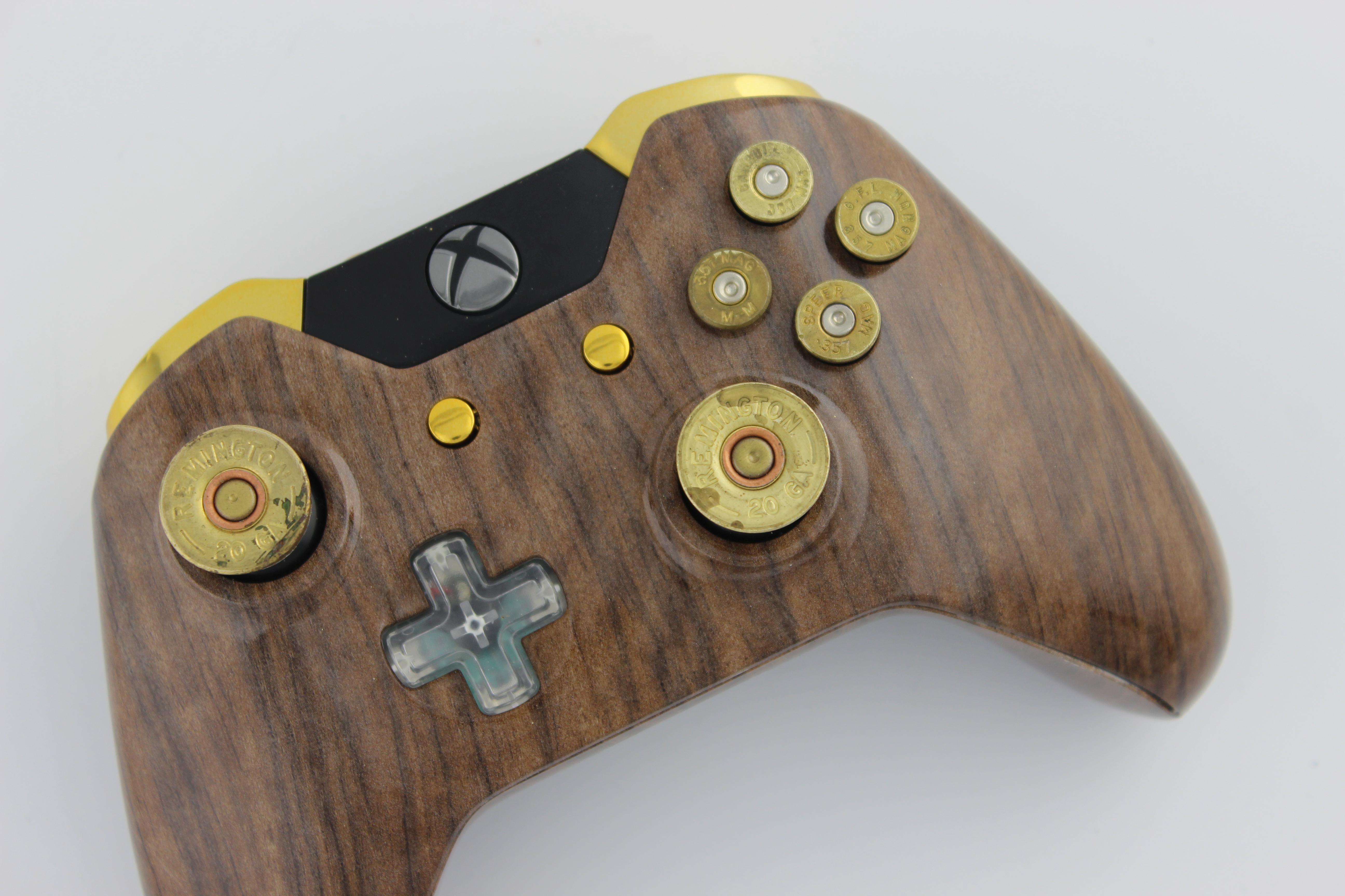 wood and bullet xbox controller