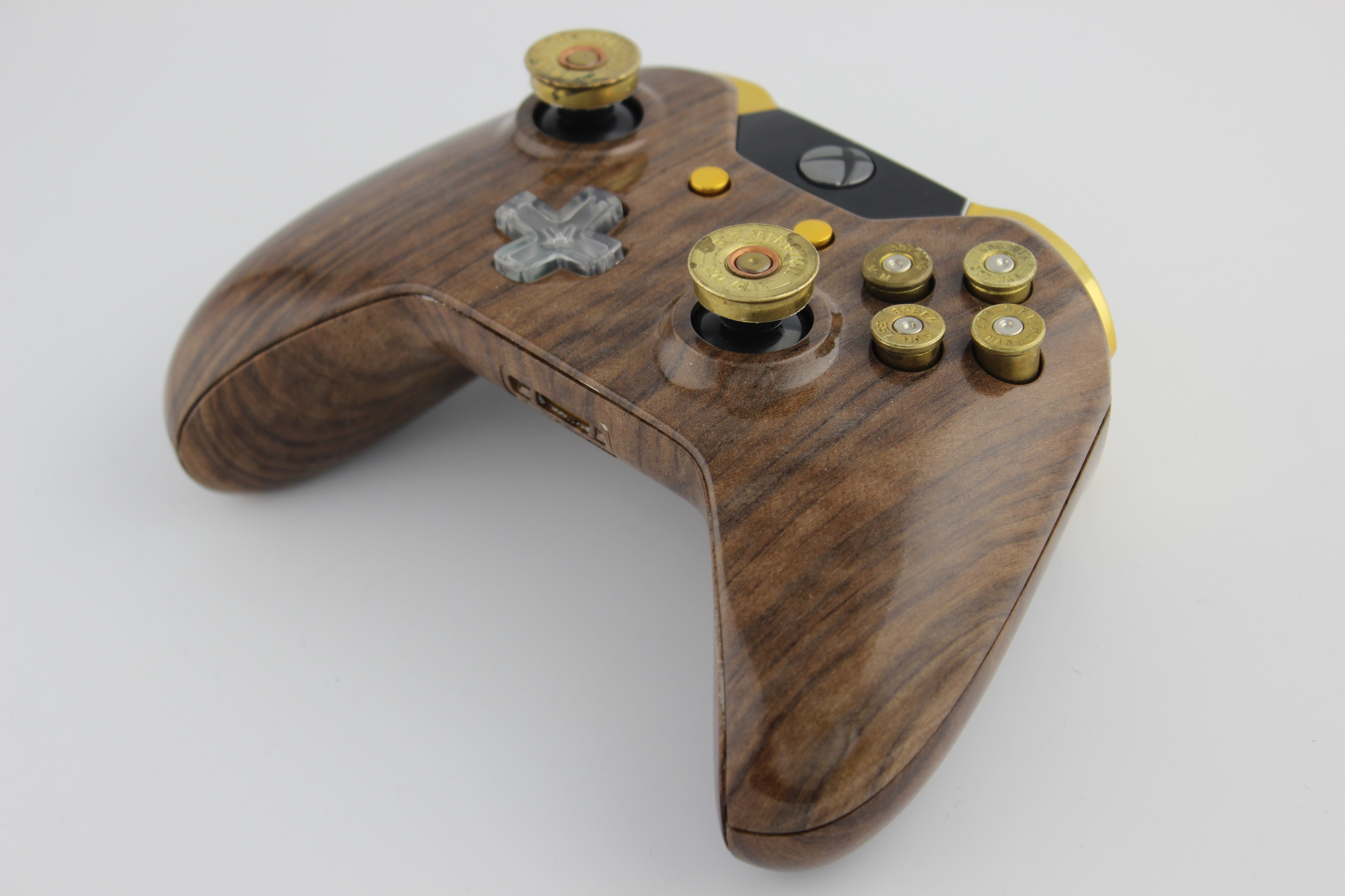 wood and bullet xbox controller